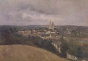 Vue de Saint-Lo (mk11) Jean Baptiste Camille  Corot